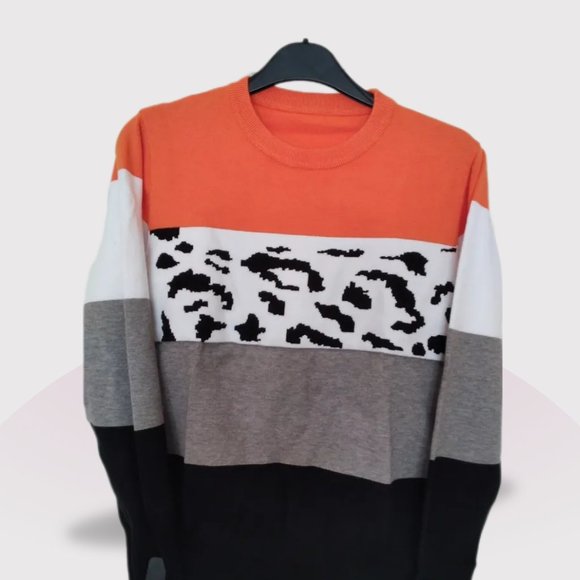 Unbranded Jackets & Blazers - Sweewe Jumper Womens multi coloured jumper winter jumper